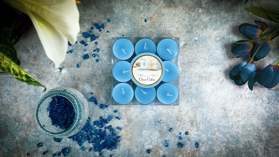 Lumini da tè naturali senza profumo realizzati con candele di cera di soia con 4 o 8 ore di combustione Senza paraffina in tazza di alluminio riciclabile Senza plastica | RDN Street Market