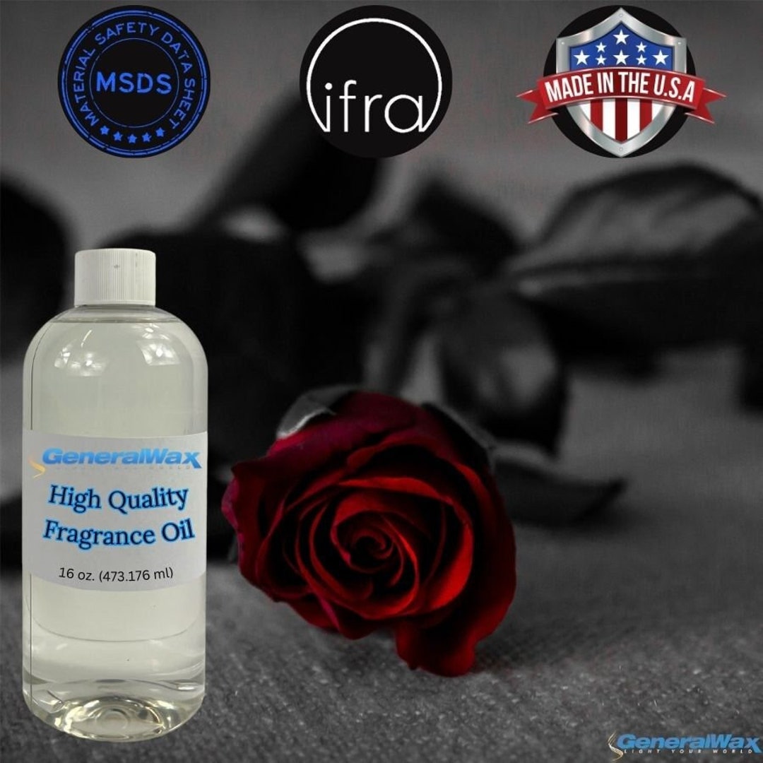 16oz. Black Rose Candle Fragrance Oil Etsy