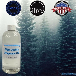 16oz. Pine Mist Candle Fragrance Oil, Soap Fragrance, Diffuser, Vegan Fragrance, Premium Fragrance Oil, Candle Making