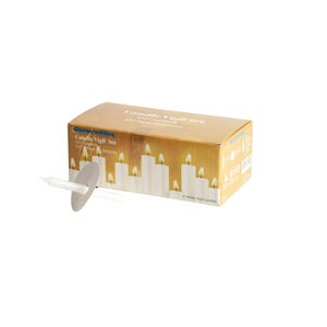 5&quot; Vigil Candle Set with Paper Bobeches | 100 Candle Sticks | Candle Light Vigil | Vigil