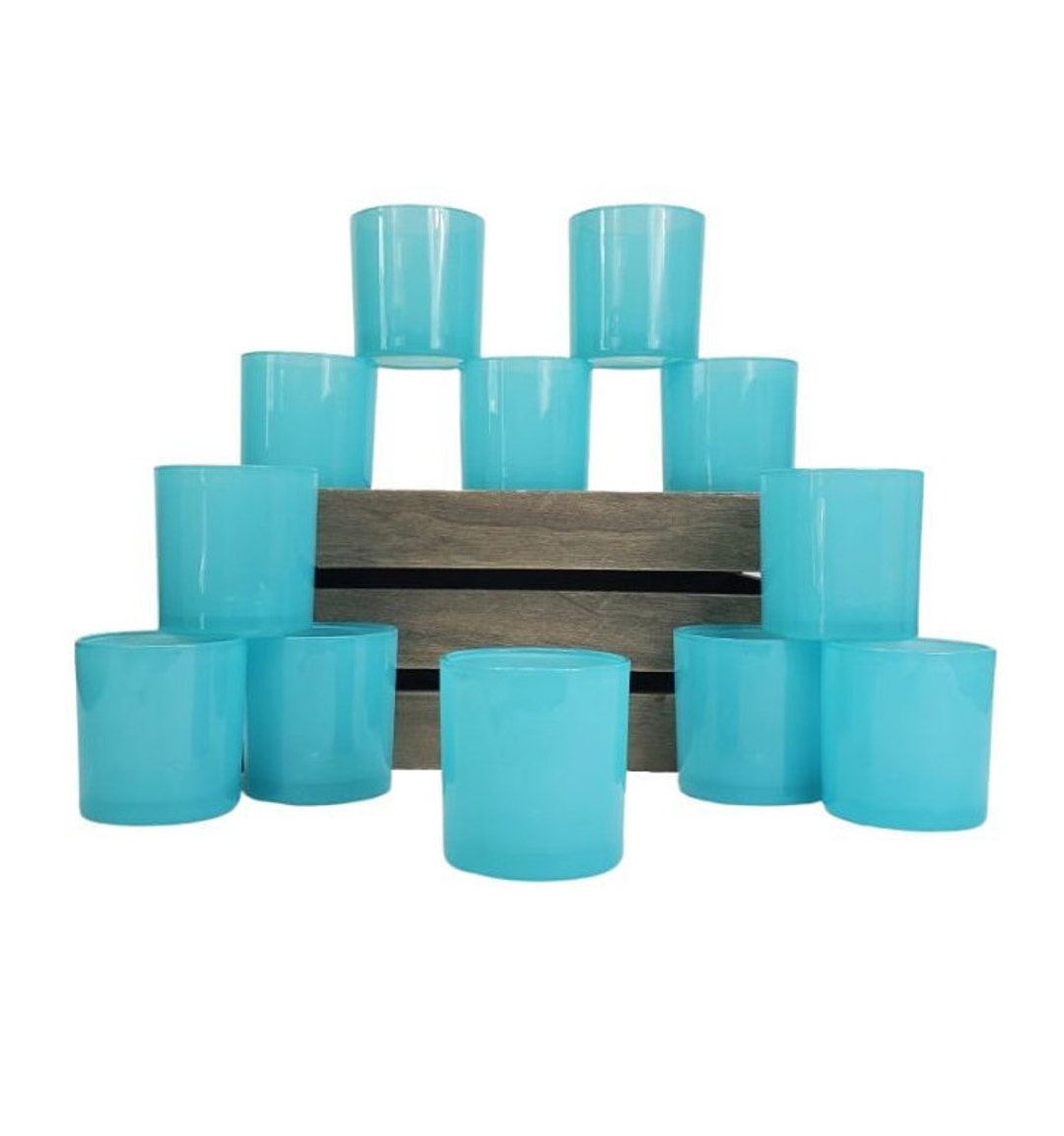 Empty CANDLE JARS, GLASS Candle Jar, Bulk Candle Jars, Sky 9.5 Oz