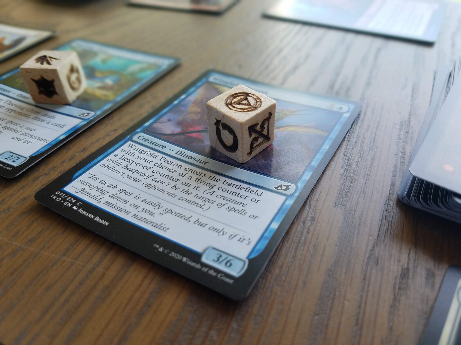 Pair of Ability Counter Dice 15mm Wood Dice for Magic the Etsy