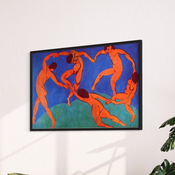 Henri Matisse Dance Canvas Wall Art Print / Framed Poster Print, Modern Fauvism Art Exhibition Reproduction, Home Wall Decor