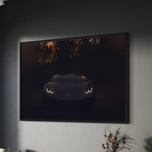Luxury Lamborghini Huracan Canvas Wall Art | Poster Print Wall Decor Giclee | Printed Sports Car Lovers Photo Painting