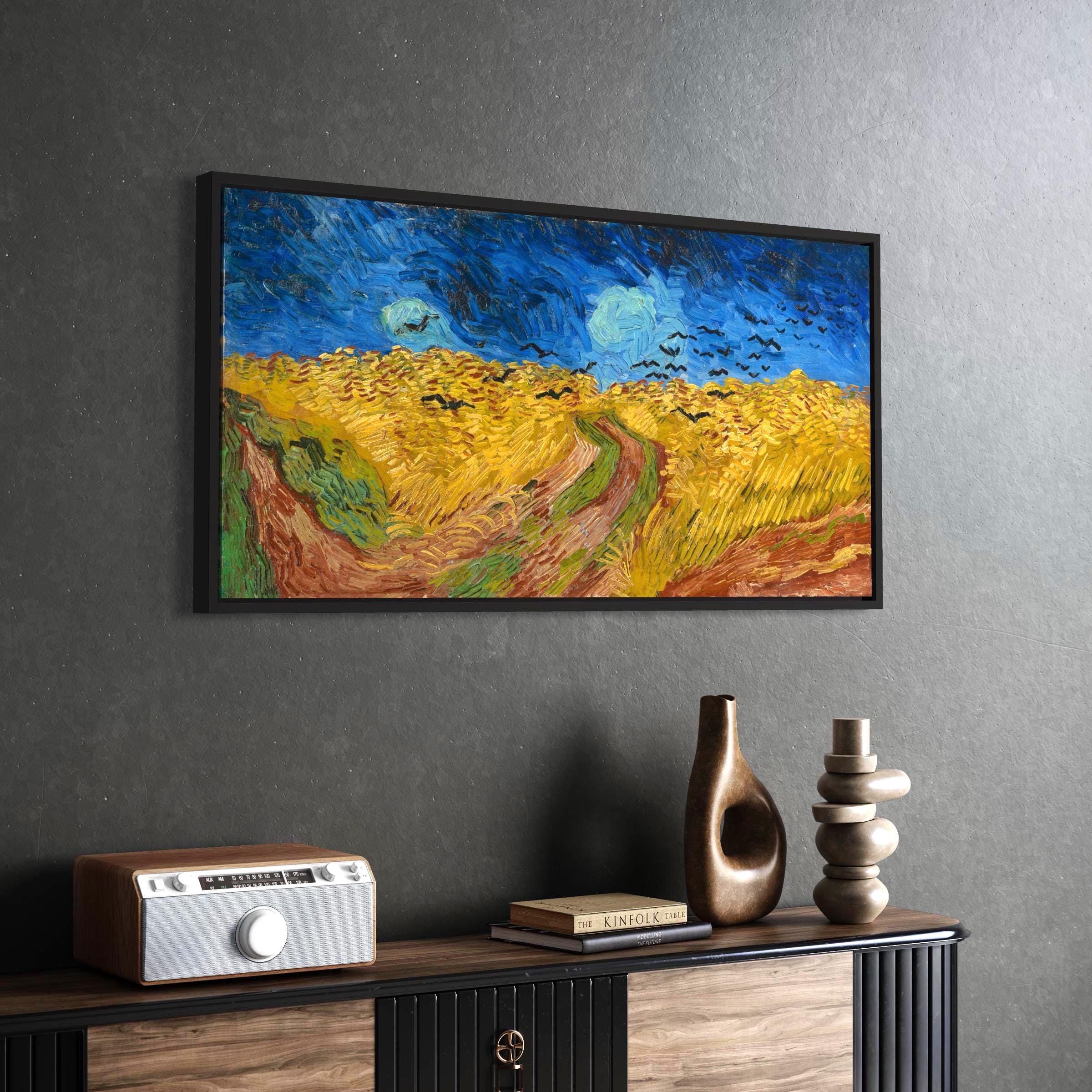 Van Gogh Wheatfield With Crows Canvas Wall Art / Poster Print