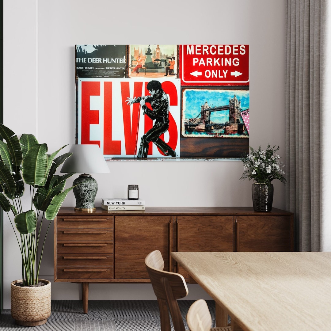 Only You Elvis Elvis Presley Rock Legend Colorful Canvas - Etsy