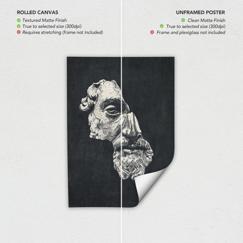 Cuadro de Marco Aurelio Antonino Augusto para pared, decoración moderna para el hogar y la oficina, póster de filosofía estoica, idea para regalo. imagen 9