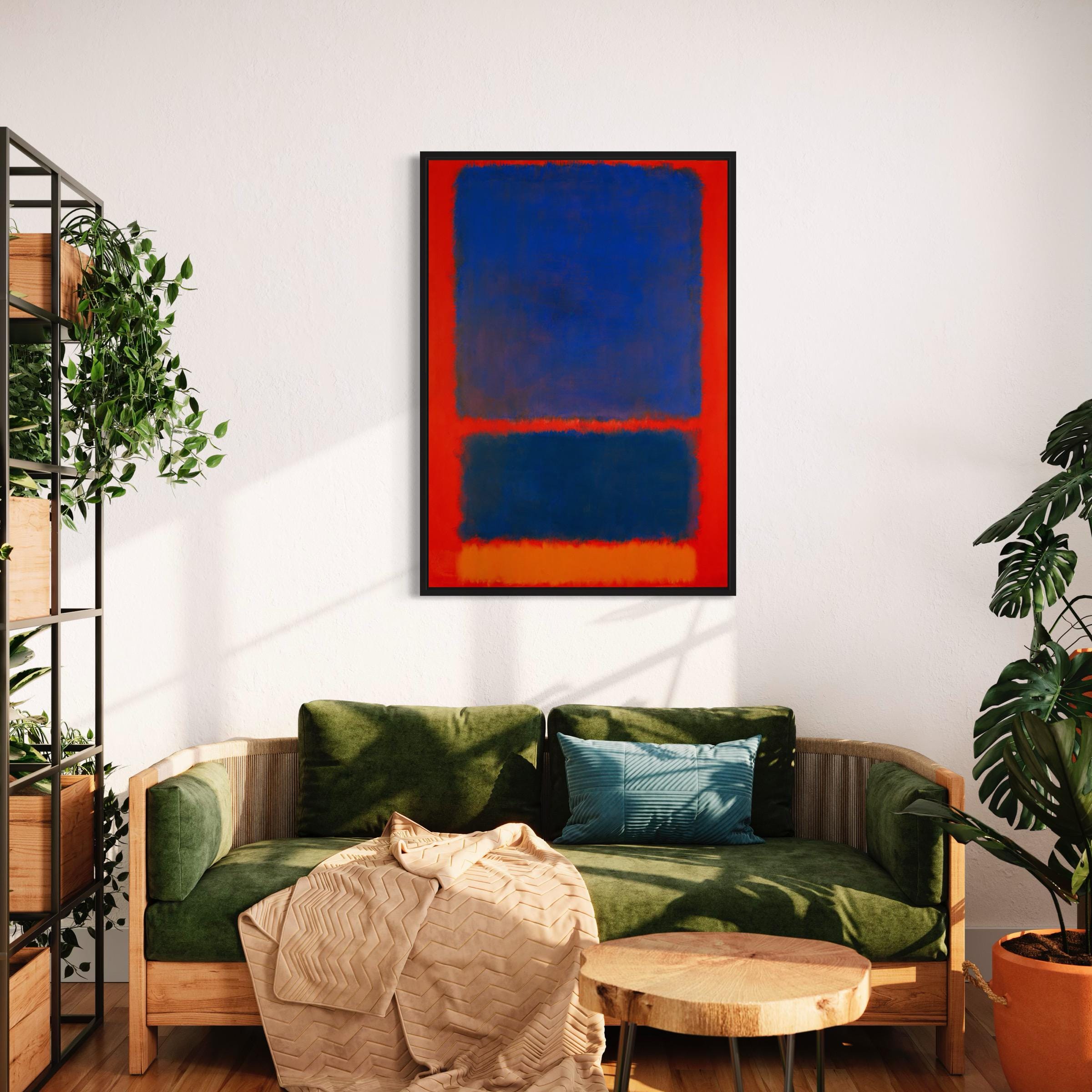 Mark Rothko Blue, Orange, Red Canvas ...
