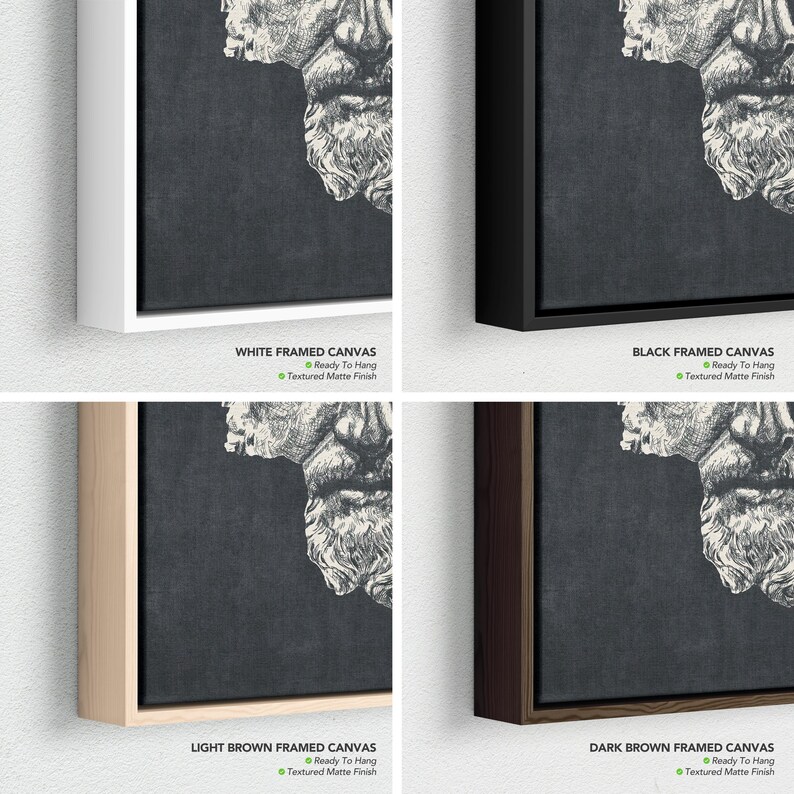 Cuadro de Marco Aurelio Antonino Augusto para pared, decoración moderna para el hogar y la oficina, póster de filosofía estoica, idea para regalo. imagen 6