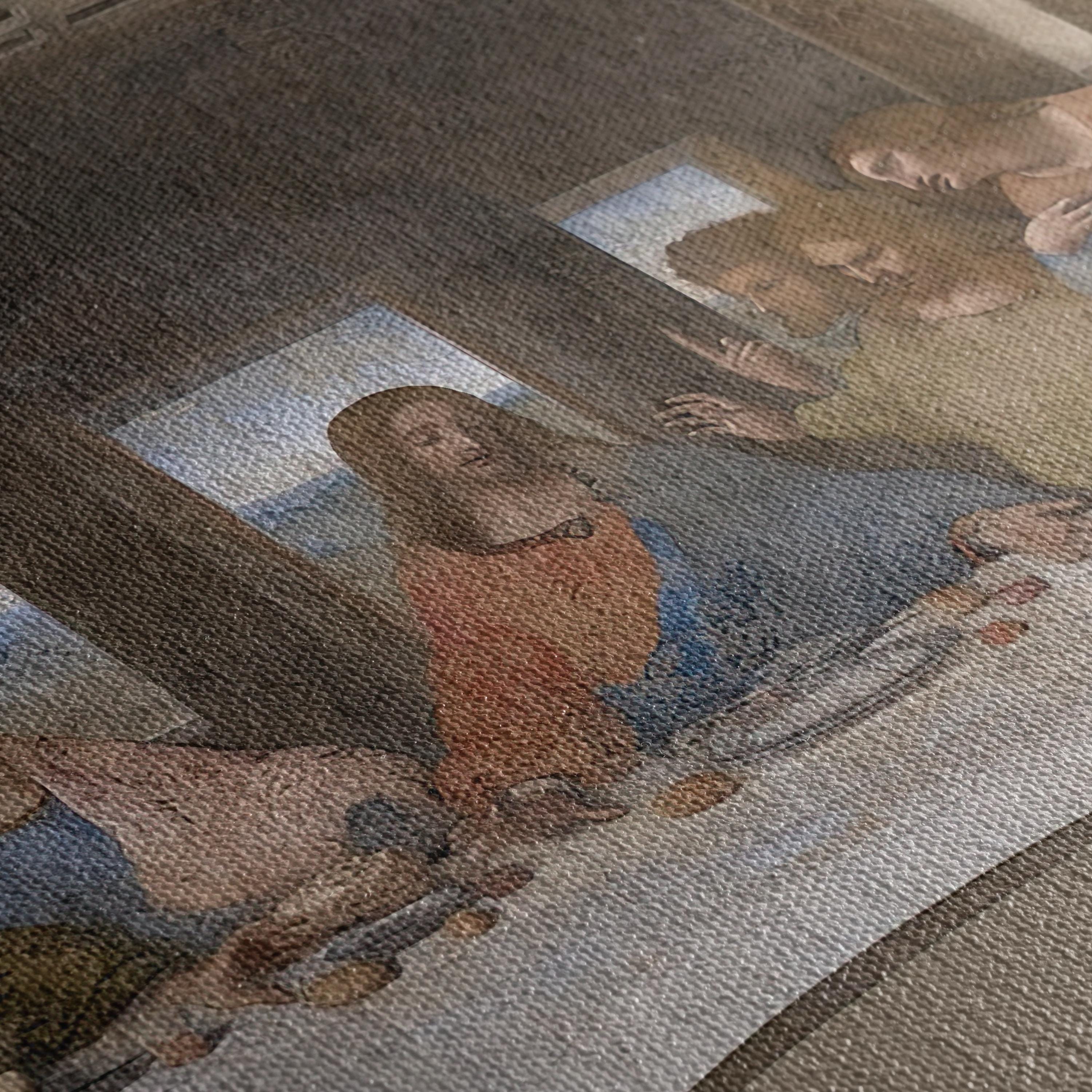 The Last Supper Wall Art Framed Canvas / Poster Print Leonardo Da Vinci ...