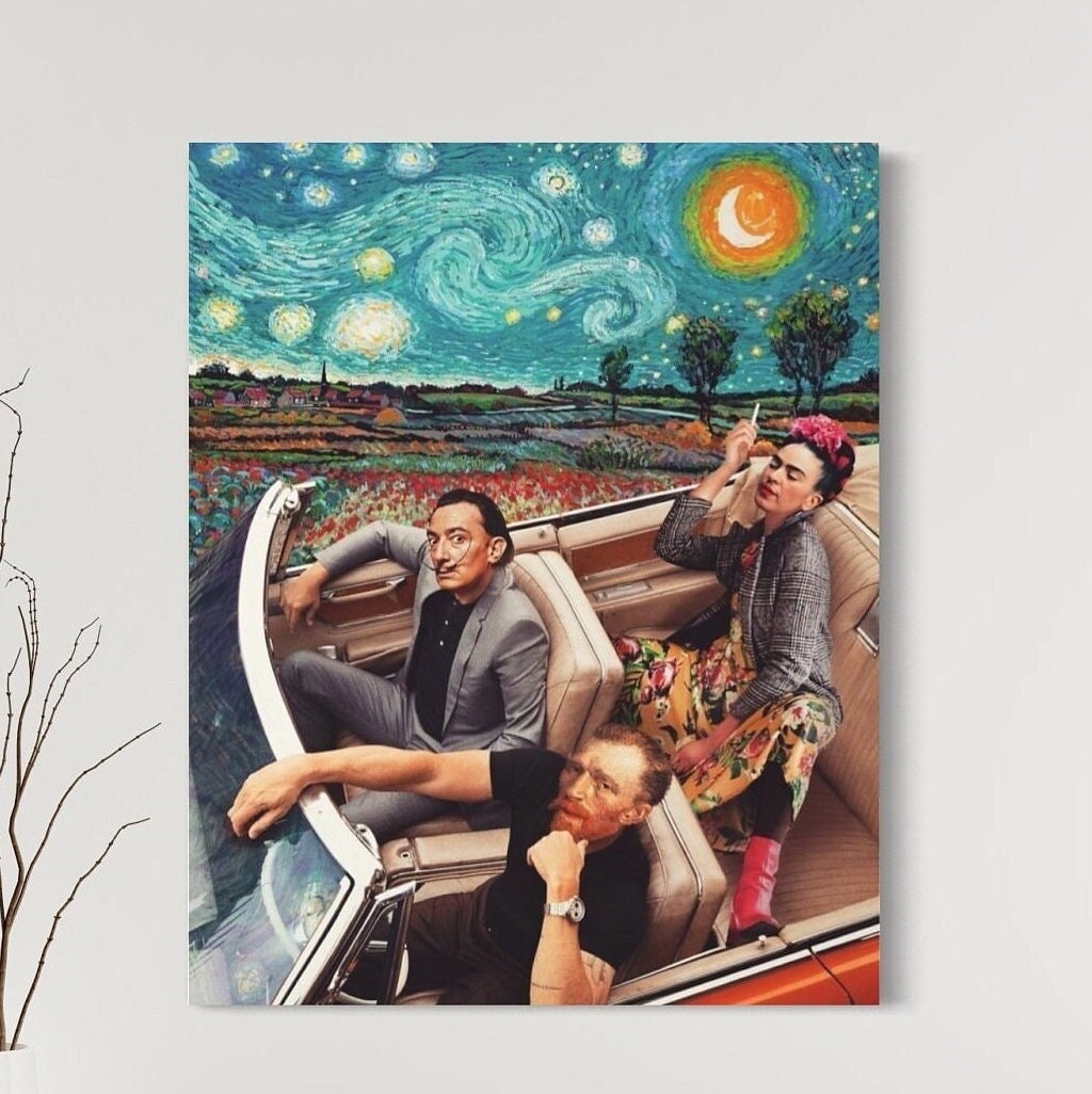 Frida kahlo van gogh clearance