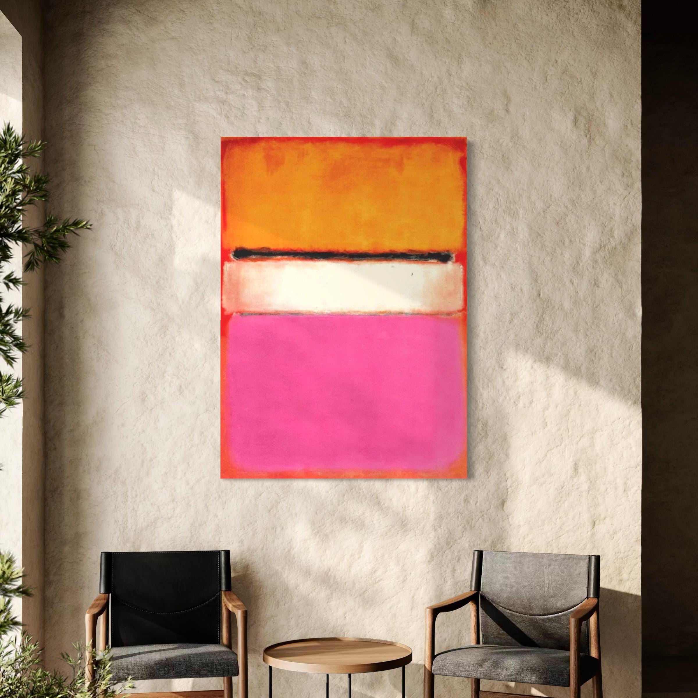 Mark Rothko White Center Poster Print Wall Art | Abstract Mid