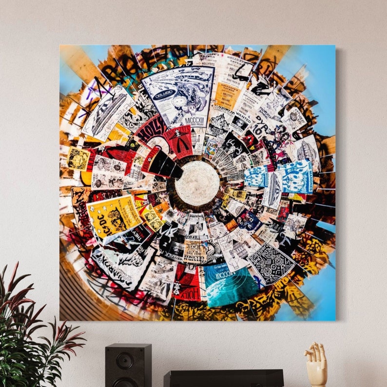 Rock N Rolled Fine Canvas Wall Art Rock & Roll Lifestyle Etsy