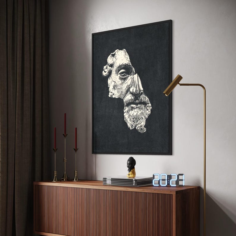 Cuadro de Marco Aurelio Antonino Augusto para pared, decoración moderna para el hogar y la oficina, póster de filosofía estoica, idea para regalo. imagen 3