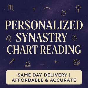Affordable Love Compatibility Astrology Synastry Reading by Professional Astrologer Same Day Delivery