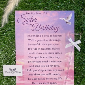 For My Beautiful Sister On Your Birthday Grave Card Memorial Etsy for-my-beautiful-sister-on-your-birthday-grave-card-memorial-etsy