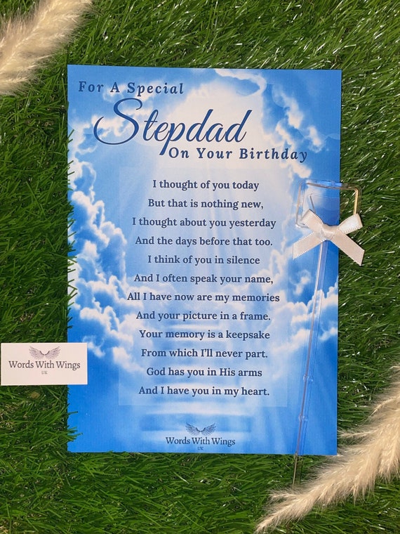 On Your First Heavenly Birthday Dad Grave Card Memorial -  Portugal