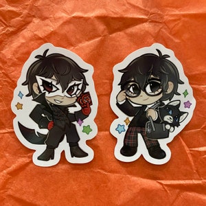 Akira + Joker Persona 5 Glossy Vinyl Stickers