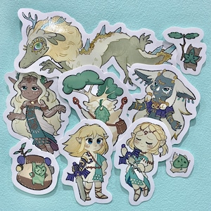 Zelda: Tears of the Kingdom Glossy Vinyl Stickers
