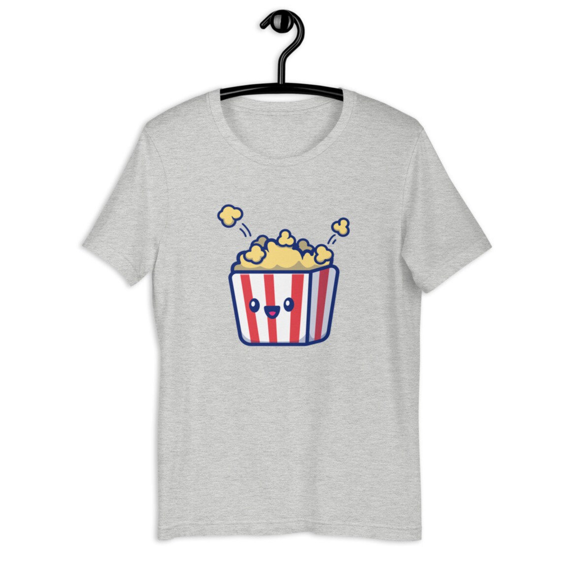 Popcorn Icon Tshirt Shortsleeve Unisex Tshirt Etsy