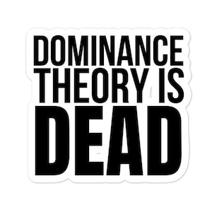 Balanced Dog Training Stickers, Gift For Dog Trainer, Science Based Dog Behaviourist, Dominance Theory Sticker