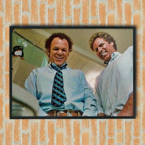 Funny Bathroom Wall Art, Step Brothers Movie Toilet Scene Print,Bathroom Humor Poster, Movie Poster,Funny Bathroom Print,Geek Bathroom Decor