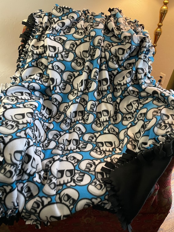 Skull fleece online blanket