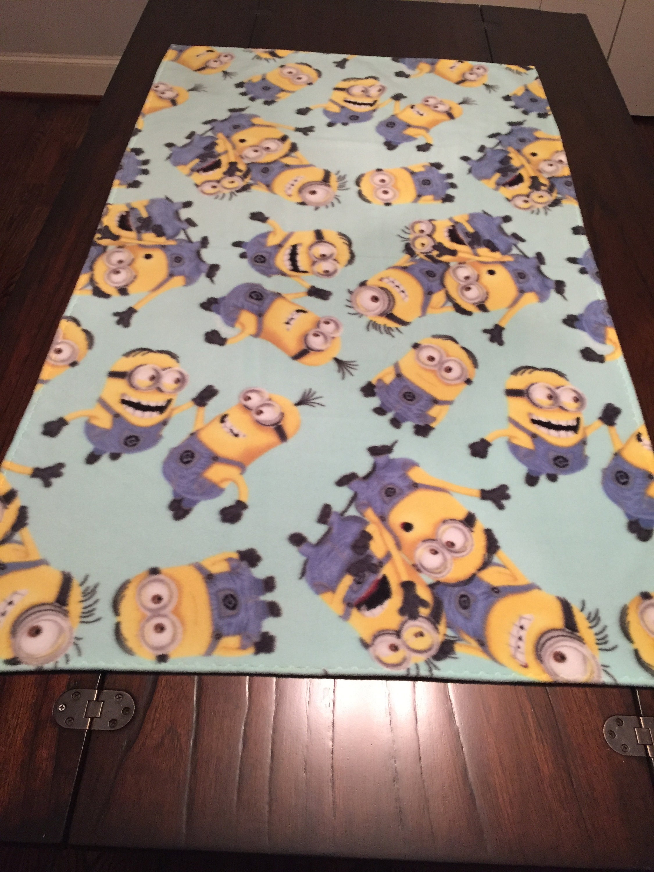 Minions Fleece Lap Blanket Etsy