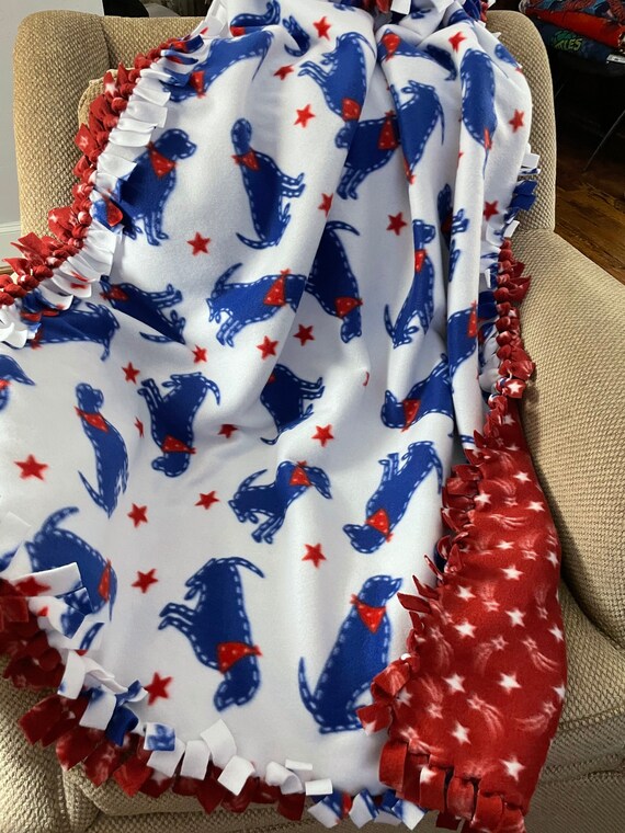 Red and white fleece blanket sale