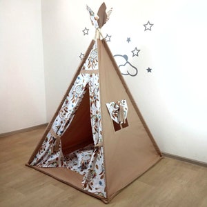 Kids teepee tent Playhouse 2nd birthday gifts Kids play tent