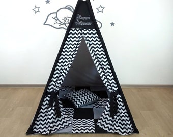 Kids teepee tent Playhouse Reading nook Play tent