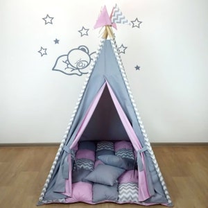 Childrens play tent Playhouse Reading nook Cotton tent