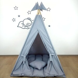 Playhouse Kids Gree teepee Play tent Reading nook Tent for kids