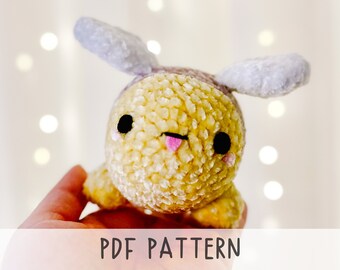 Barnabee the Fluffy Bee Plushie Stuff Toy Crochet Amigurumi PDF Pattern