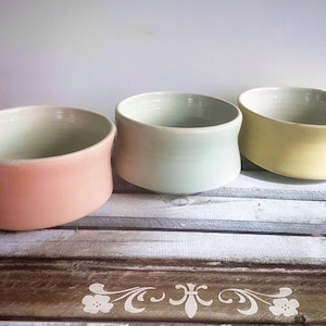 Ice cream bowls set,colorful handmade bowls ,Small ceramic bowl,handmade porcelain bowl ,jewellery bowl dish,Snacking bowl.