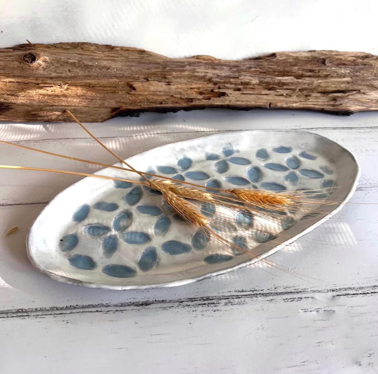 Big white oval bread board,charcuterie board,cheese board,modern serving dish,Shabbat,table centerpiece,Housewarming gift