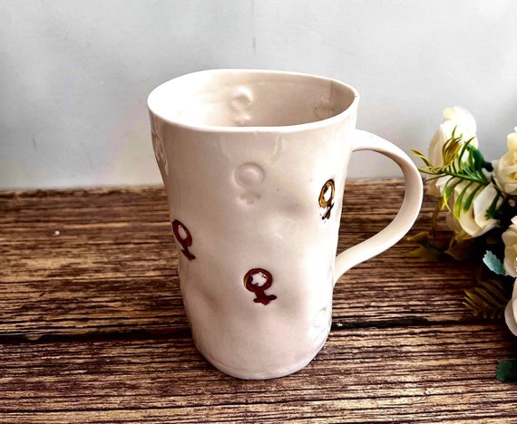 White Porcelain Embossed Mug luxury Porcelain Mug ceramic Tea Cup