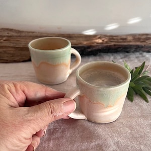 Espressotassen Set, handgemachte Espressotasse, Espresso Espresso, Geschenk für Kaffeeliebhaber