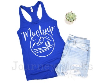 royal blue cute tops