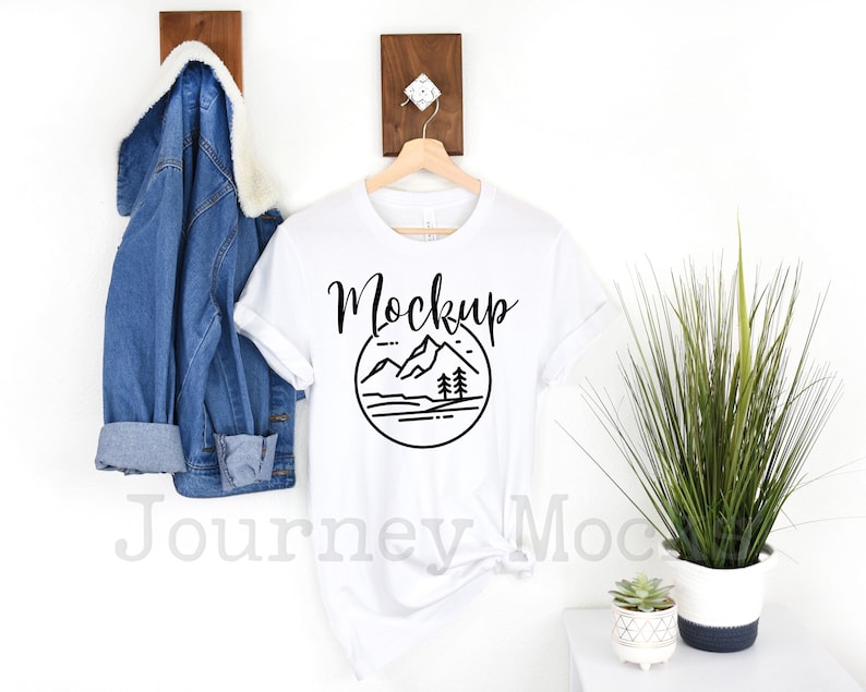 Download 3001 Bella Canvas Flat Lay Tshirt Mockup Digital Download Hanging T Shirt Mockup Bella Canvas 3001 Mockup Lifestyle White Tops Tees T Shirts Valresa Com