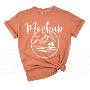Yam | Comfort Colors 1717 Mockup | C1717 Mockup Yam Shirt Only | Comfort Colors Mockup | Lifestyle Mock Up |  T-Shirt Flat Lay Digital