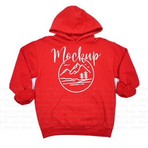 Red | Gildan 18500 Mockup | Gildan Hoodie Mockup | 18500 Gildan Heavy Blend Flat Lay  | Lifestyle Hoodie Mockup | 18500 Red Hoodie Mockup