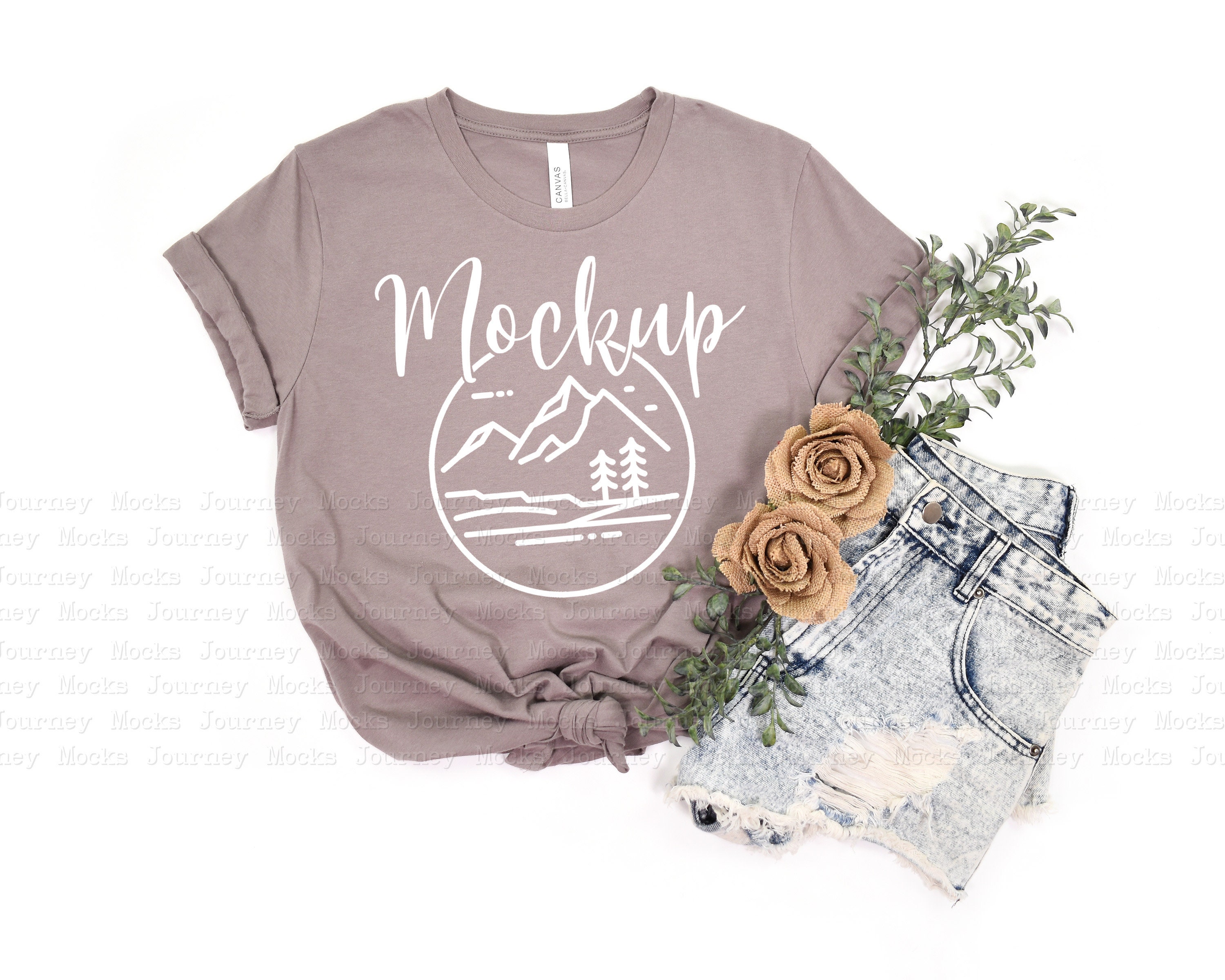 bella canvas pebble brown