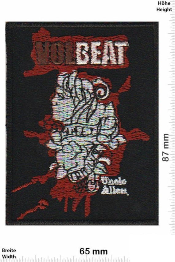 Volbeat VINTAGE MINT 80s Patch Badge Embroidered I