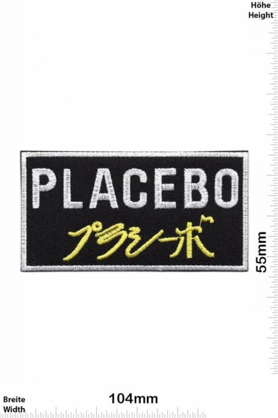 Placebo VINTAGE MINT Condition 80s Patch Badge Emb