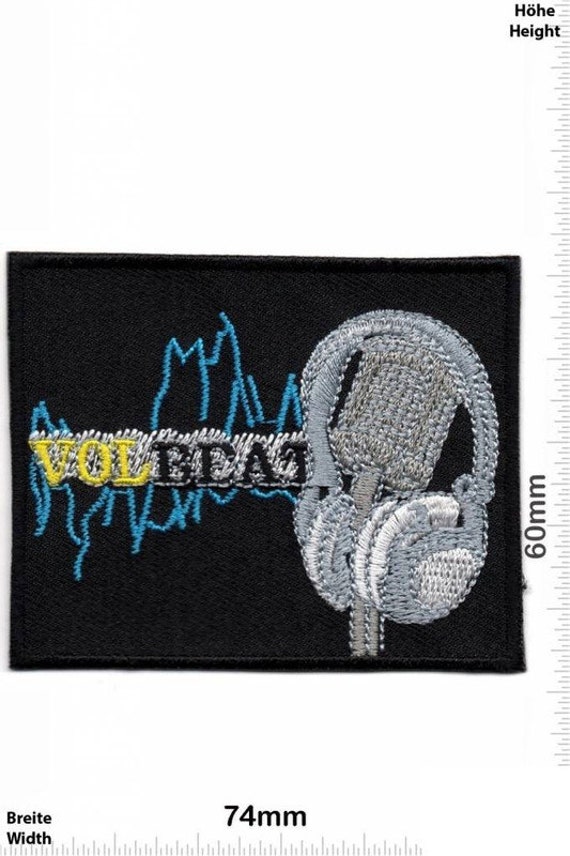 Volbeat Vol Beat VINTAGE MINT 80s Patch Badge Embr