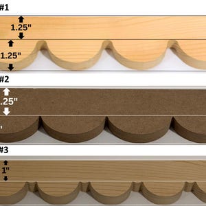 Birch Material Trim Victorian Furniture Enhancement Decorative Scallop Edge Moulding Unfinished Wood Cabinet Detail Elegant Design Vintage Style Home Decor Accent DIY Project Supply Furniture Restoration Material Traditional Pattern