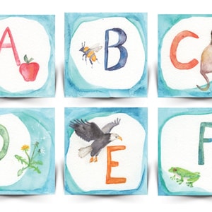 Nature Alphabet Learning Cards