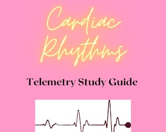 Telemetry Nurse Study Guide - Etsy