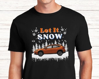 Let It Snow Subaru-T-shirt: cadeau voor vierwielaandrijving
